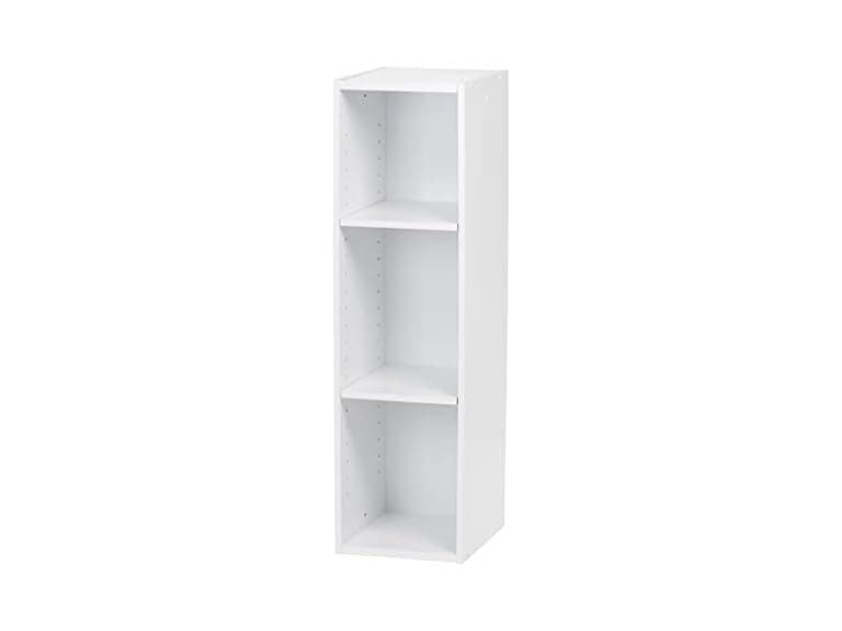 IRIS USA 3-Tier Cubby Storage Bookshelf with Adjustable Shelves - Image 1