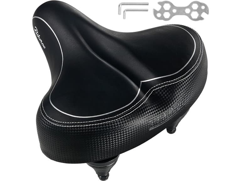 Oversized Bike Seat with Springs - Image 1
