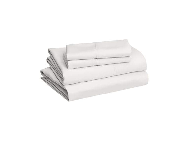 Amazon Basics 4 Piece Queen Sheet Set, 4PK - Image 1
