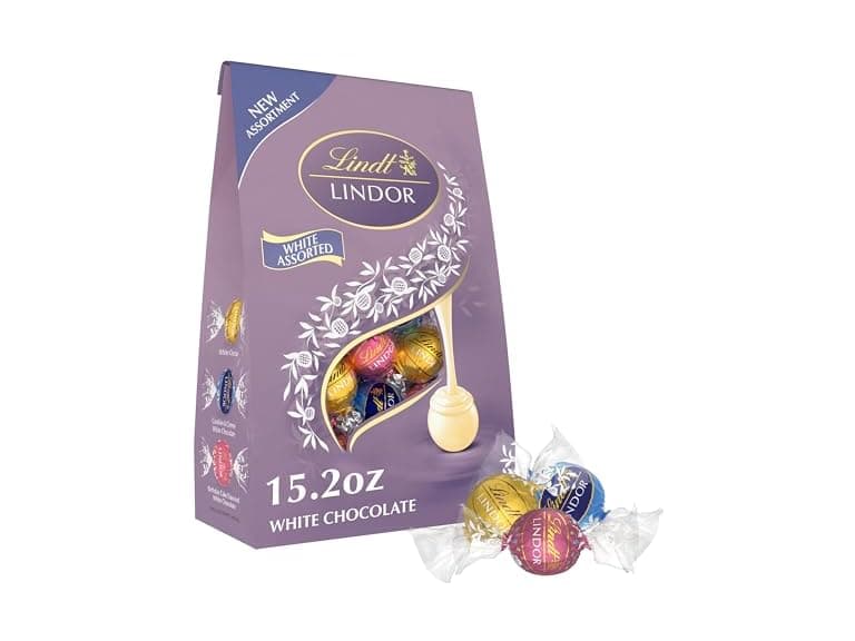 Lindt Lindor White Choc Assorted Truffle - Image 1