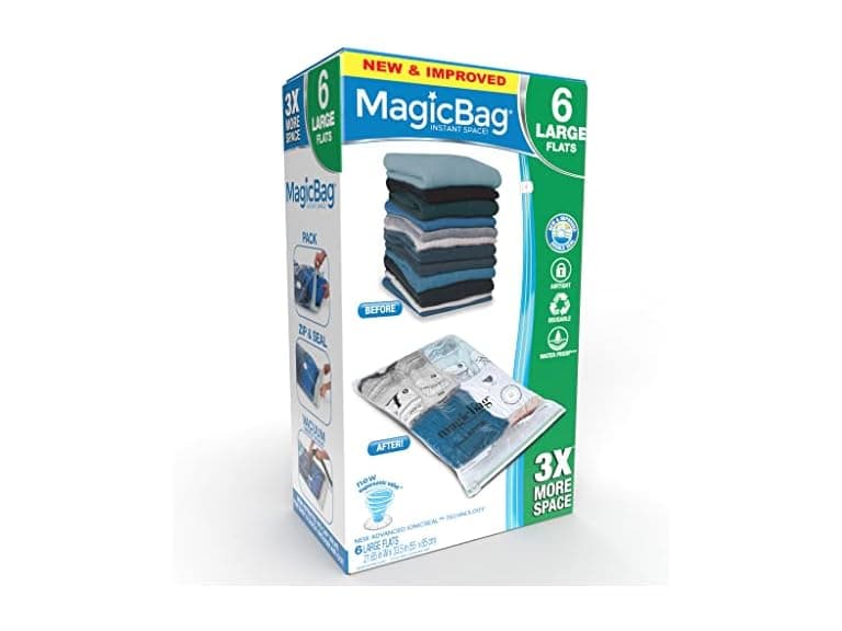 MagicBag Space Saver Large Flat Bags Set of 6 - Image 1