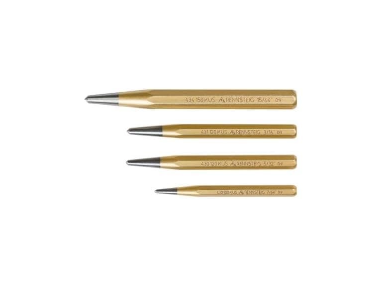 Rennsteig Center Punch Set 4pc - Image 1