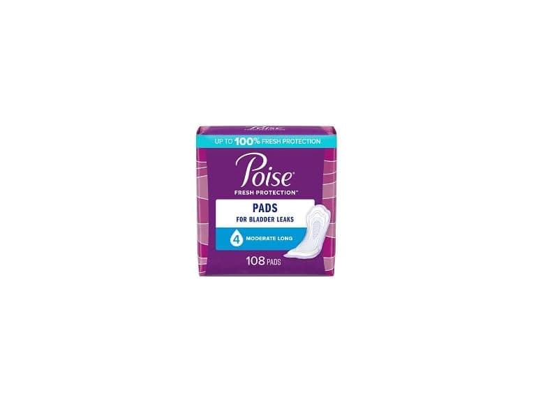 Poise Incontinence Pads Moderate Absorbency 216ct - Image 1