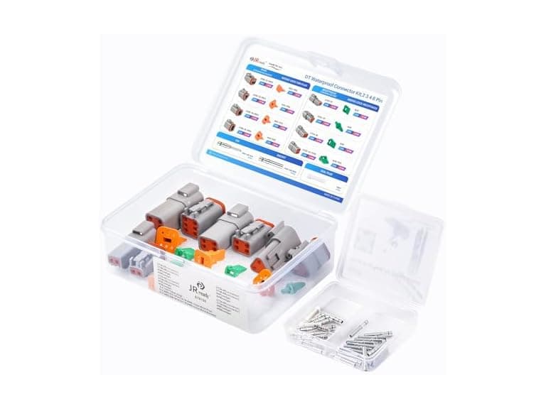 Connector Kit 2-3-4-6 Pin Grey - Image 1