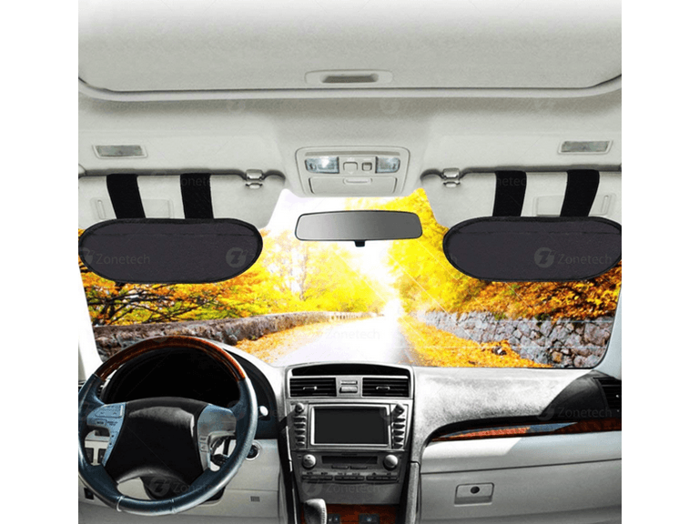 Zone Tech SS0018 Car Sun Visor Extender 2 Pack - Image 1