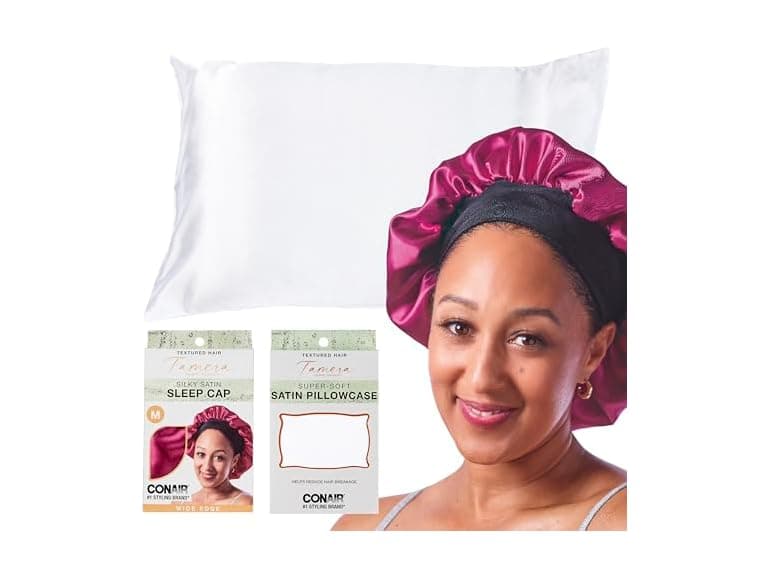 CONAIR x Tamera Satin Bonnet + Pillowcase - Image 1