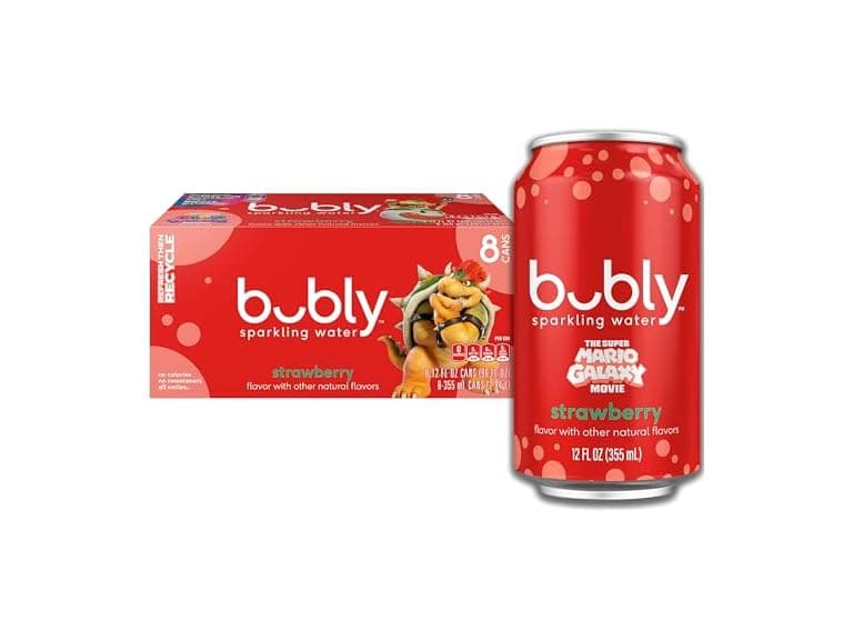 8PK bubly Sparkling Water, The Super Mario Galaxy - Image 1