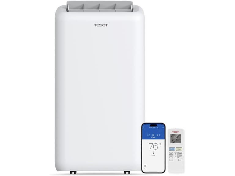 TOSOT 14,000BTU Smart Portable AC with Heat - Image 1