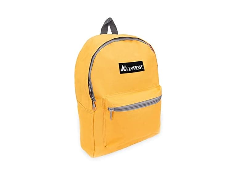 Everest Basic Backpack, Yellow, One Size - Image 1
