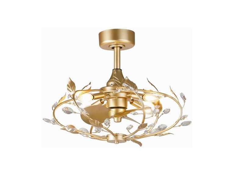 Parrot Uncle 24 Inch Gold Crystal Fandelier - Image 1