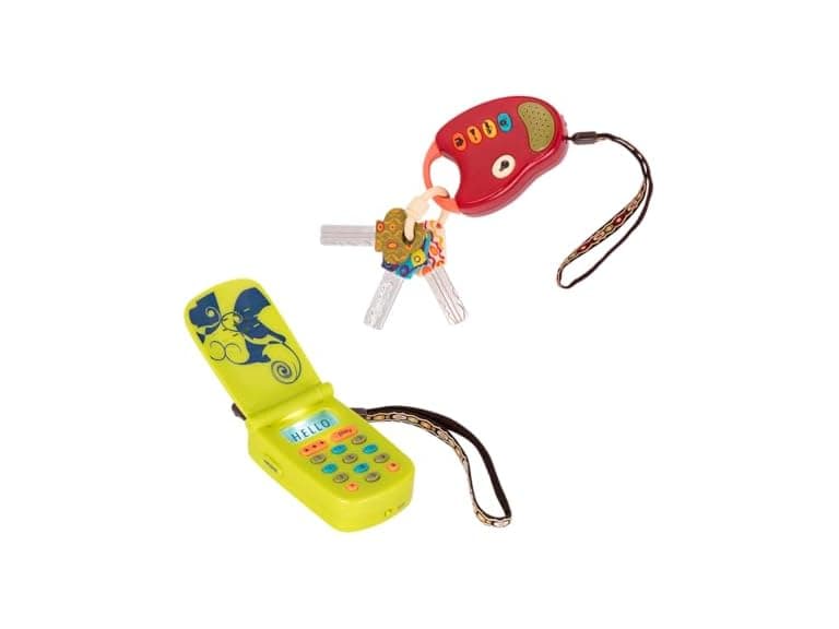 B. toys Toy Car Keys & Cellphone - Image 1