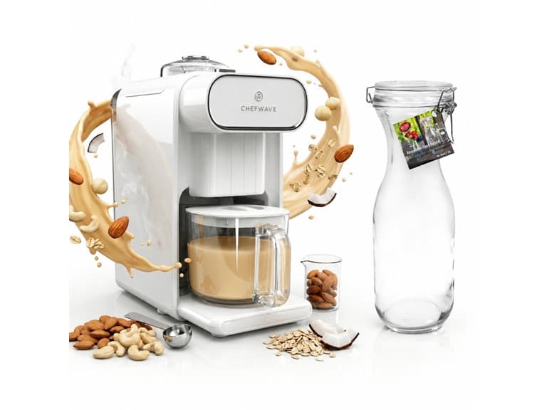 ChefWave Milkmade Milk Maker with Storage Glass Carafe - Image 1