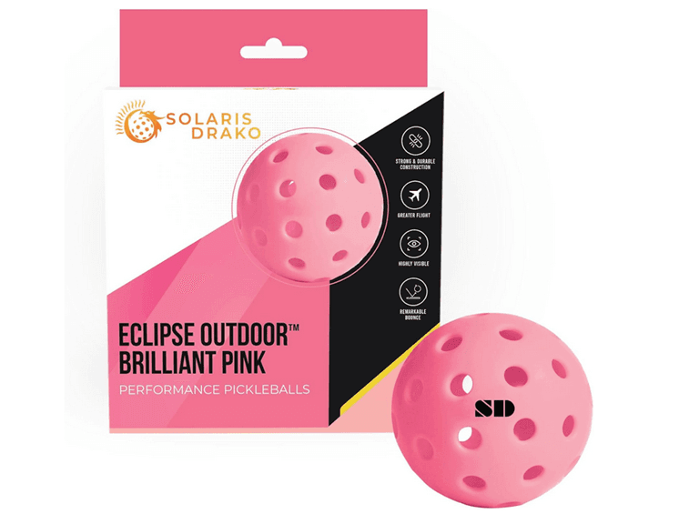 12 Pack Outdoor Pink Pickleballs - Image 1