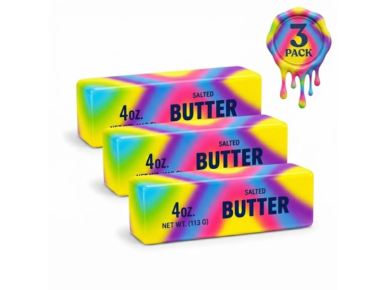 Twilight Squishy Sensory Toys Butter Rainbow - Your Choice - Image 1