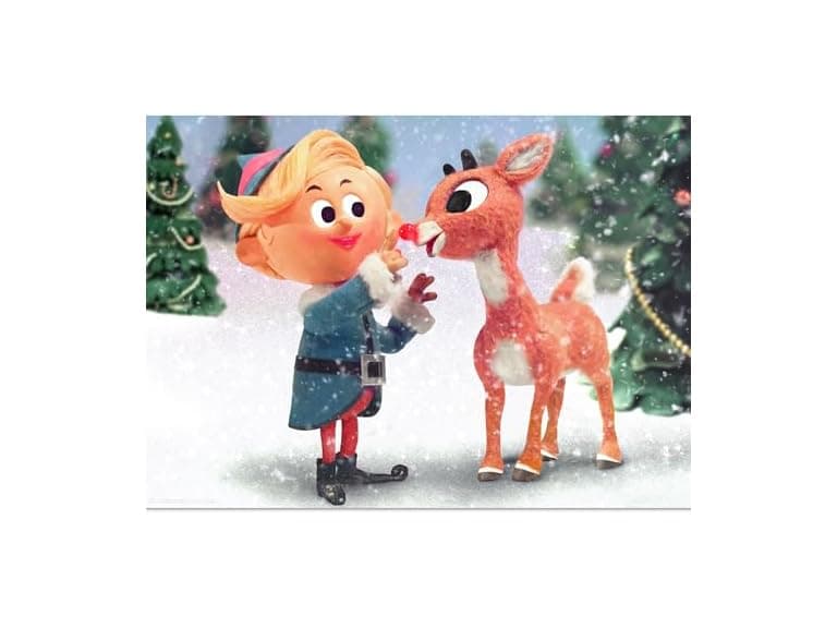 Aquarius Rudolph the Red Nosed Reindeer 1000 Piece Jigsaw Puzzle - Image 1