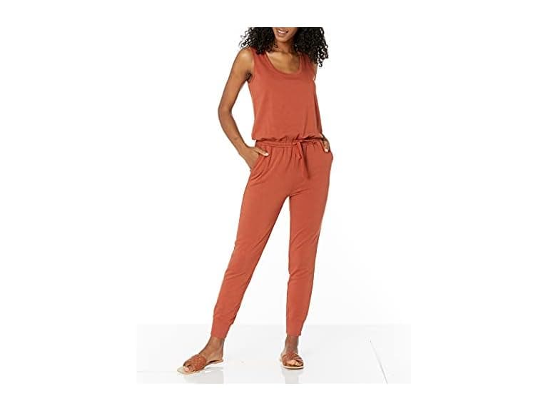 Amazon Essentials Women Studio Terry Jumpsuit - Image 1