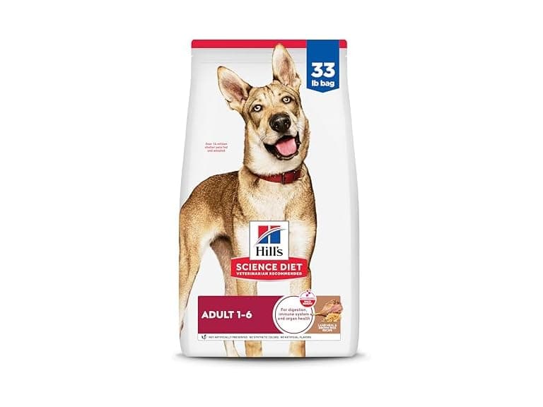 Hill's Science Diet Adult 1-6 Dry Dog Food, 33 lb. Bag - Image 1