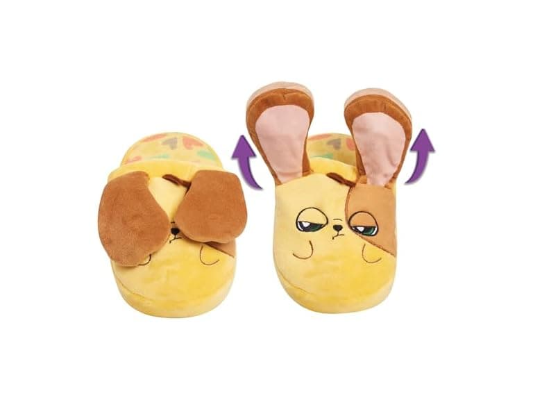 Flipeez Kid Slippers, Puppy, 9-12 - Image 1