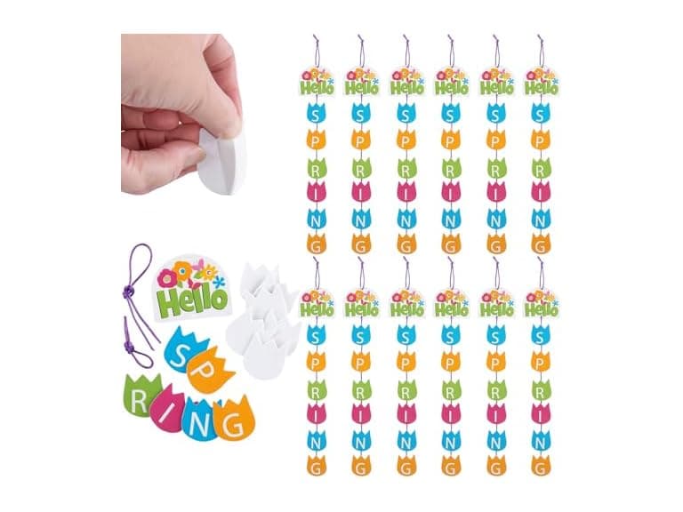 Fun Express Hello Spring Mobile Craft Kit - Image 1