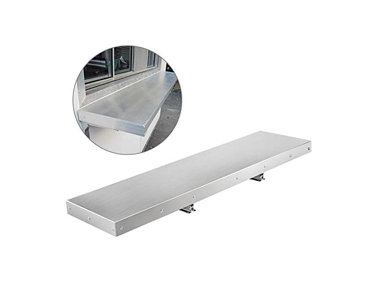 Concession Shelf 70.8L x 11.4W Inch with - Image 1