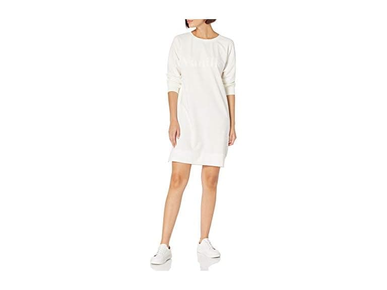 The Drop Ecru Oversized Logo Sweatshirt - Image 1
