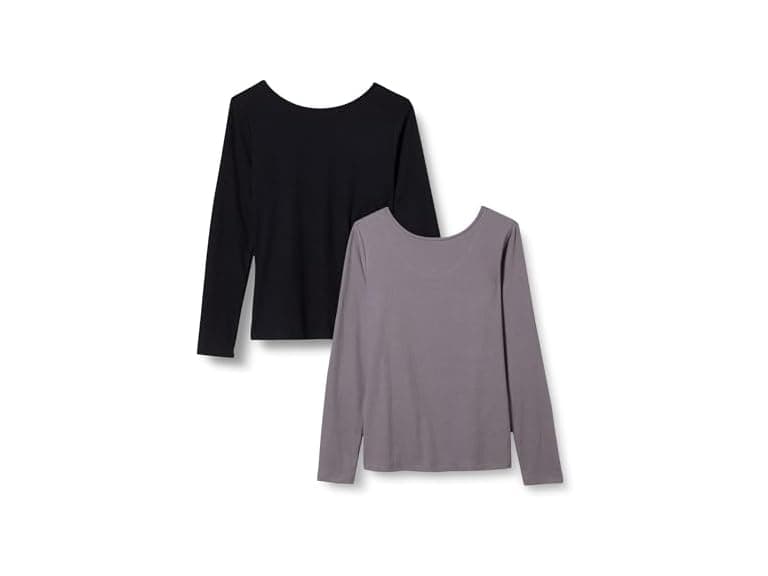Amazon Essentials Women 2-Pack Scoop Back Long - Image 1