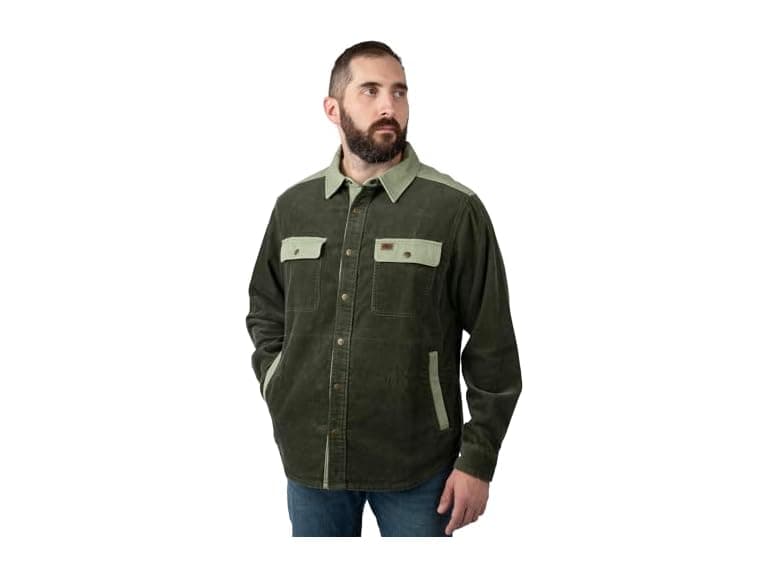 Field & Stream Mens Tungsten Corduroy Shirt Jacket - Image 1