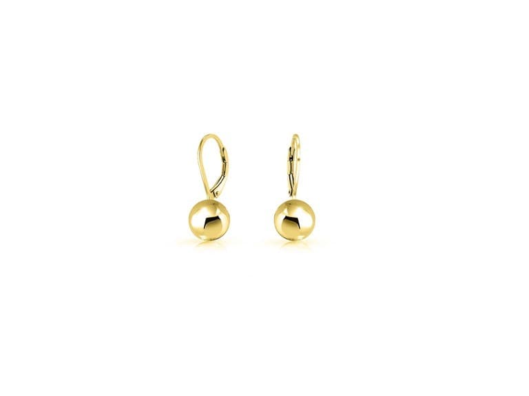 Yeidid Women's Ball Leverback Earrings - Image 1