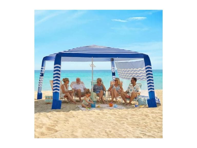 Zeraty 8x8 Beach Cabana UPF50+ Pop Up - Image 1