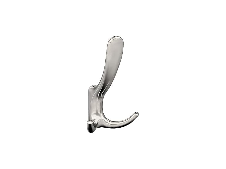 Amerock Finesse Triple Prong Polished Nickel Wall-Mounted Hook