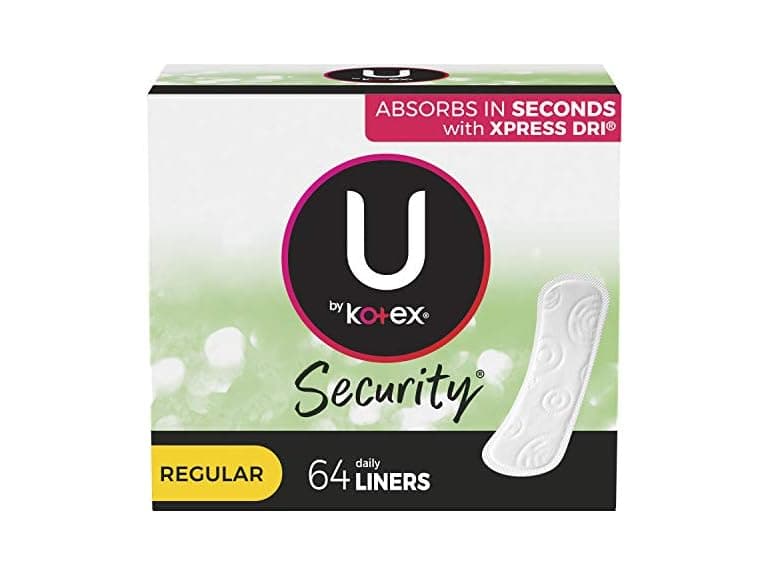 U by Kotex Lightdays Panty Liners, 64 Count - Image 1