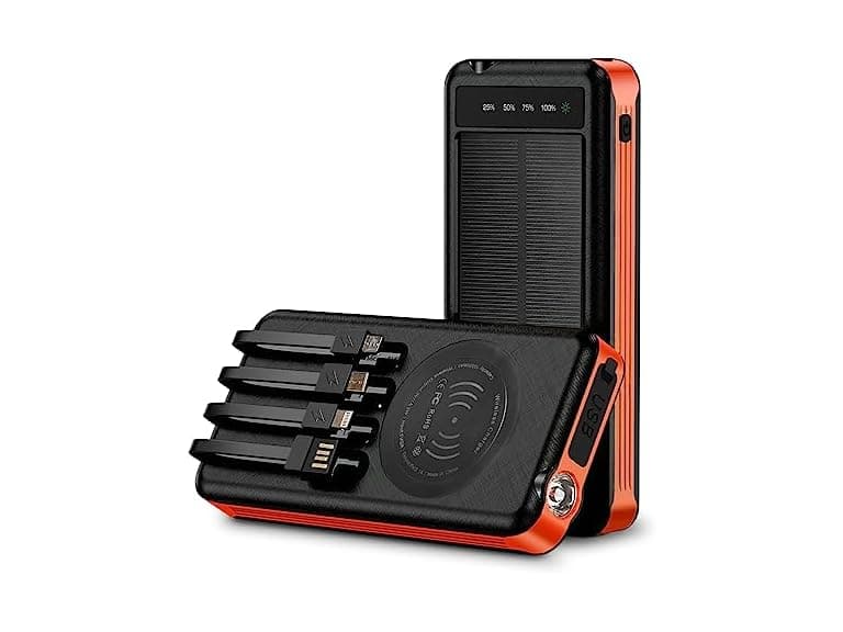 Outdoor Solar Portable 10000mAh Power Bank - Image 1