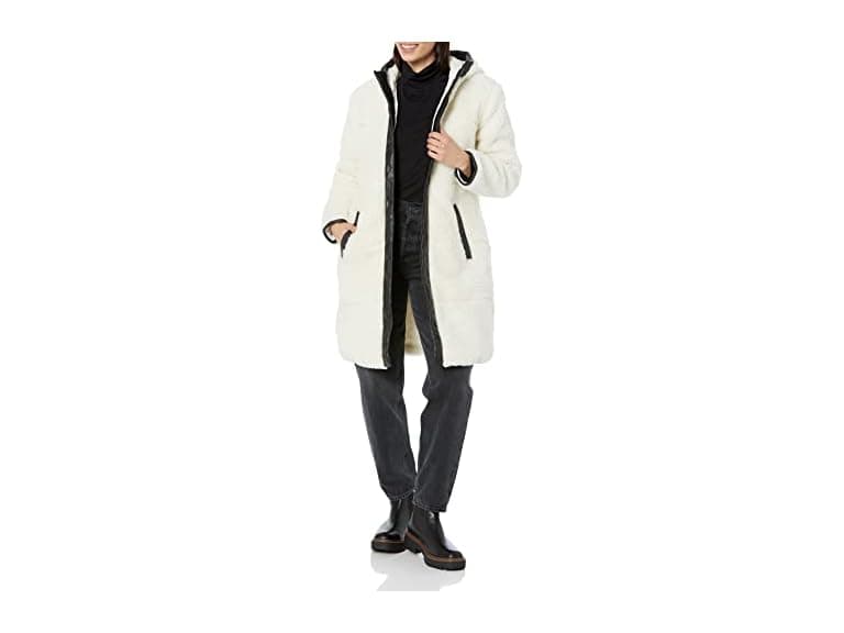 Levi's Women Full Length Sherpa Quilted Jacket - Image 1