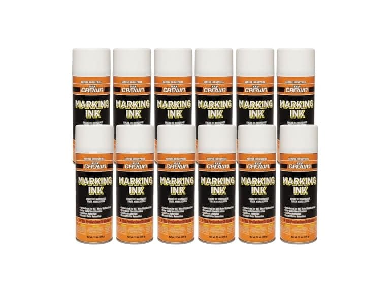 7083 Marking Ink White Case of 12 - Image 1