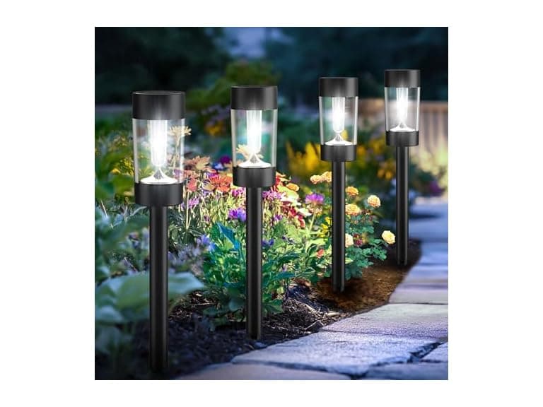 12 Pck Solar Landscape Lighting - Image 1