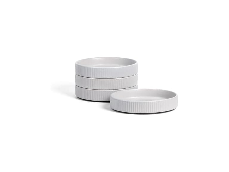 Stone Lain Stoneware 4Pc Bowl Sets, Grey - Image 1