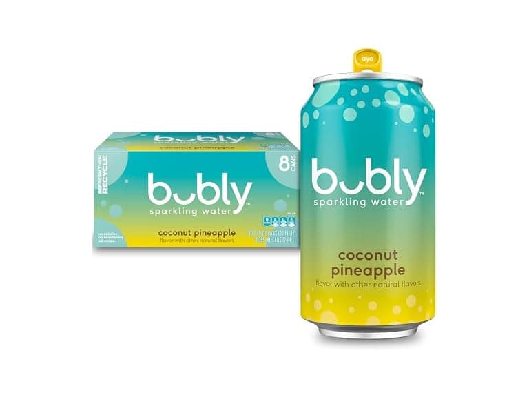 bubly Sparkling Water, Coconut Pineapple - Image 1