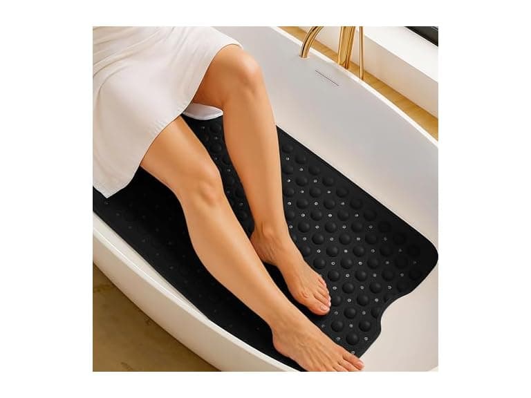 LUX D?cor Non-Slip Bathtub Mat, Extra Large 4 - Image 1