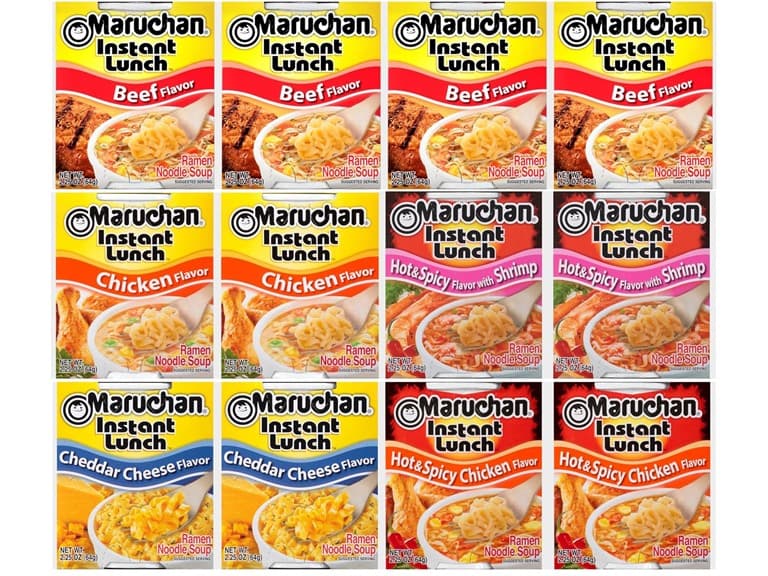 12-Pk Maruchan Instant Ramen Noodles - Image 1