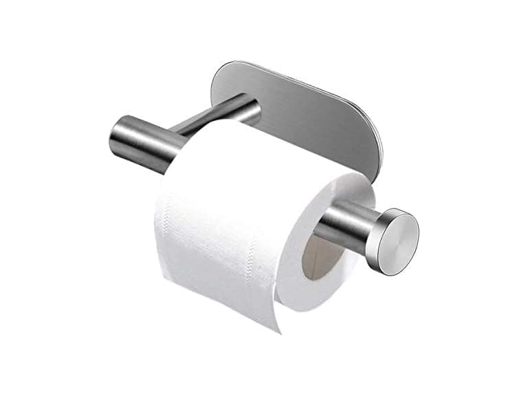 HQDeal Toilet Roll Holder, 3M Self Adhesive Stick - Image 1