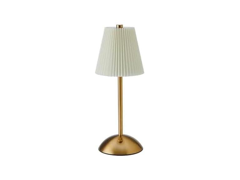 Mikasa 13.4 Inch Metal Shade Electric Candle Base - Image 1