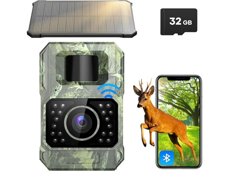 Assark Solar Trail Camera | 48MP 30FPS - Image 1