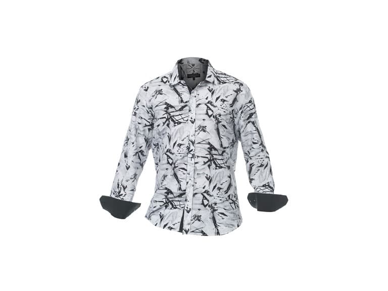 Warriors & Scholars Men's Carbon L/S Button Down Shirt - Image 1