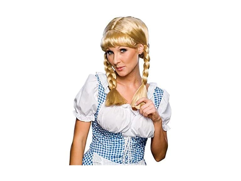 Rubies (OS) Blonde Braided Wig Standard - Image 1