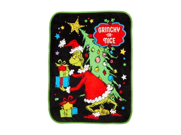 Dr. Seuss The Grinch Throw 46 in x 60 in - Image 1