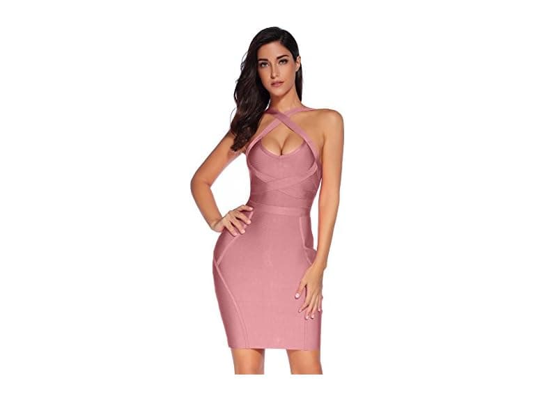 Meilun Women (XS) Celebrity Bandage Bodycon Dress - Image 1