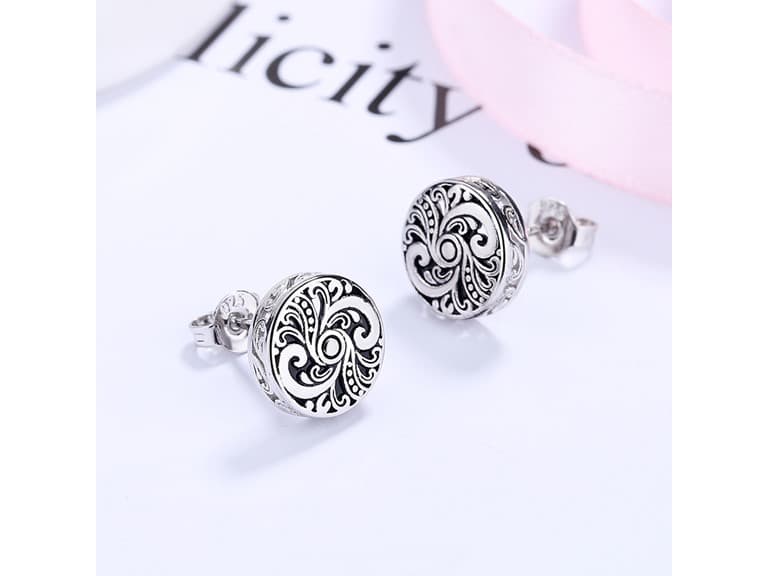 Sterling Silver Artisan Studs - Image 1