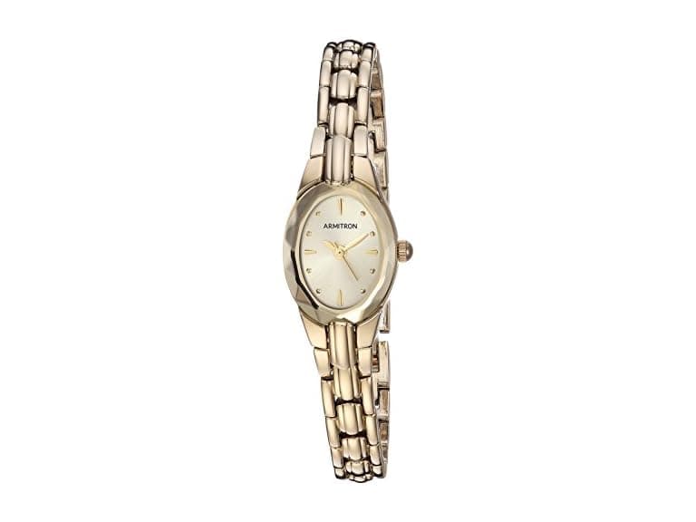 Armitron Women 19mm Oval Faceted Genuine Watch - Image 1