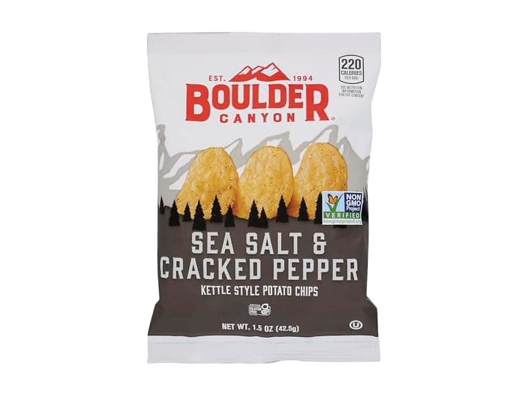 Boulder Canyon Chips Sea Salt & Cracker Pepper - Image 1
