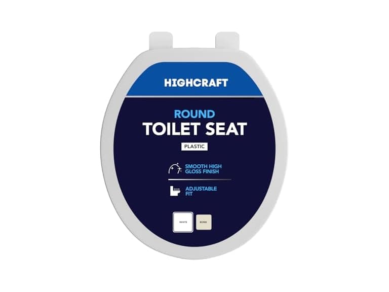 HIGHCRAFT Premium Round Toilet Seat - Image 1